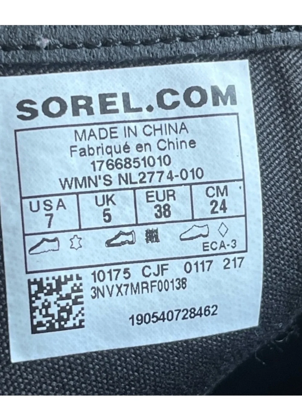 SOREL Emelie Tall Waterproof Leather Riding Boots Black Women 7 Adjustable Calf